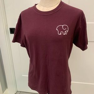 EUC- ivory ella Cranberry Tee in Youth XL.